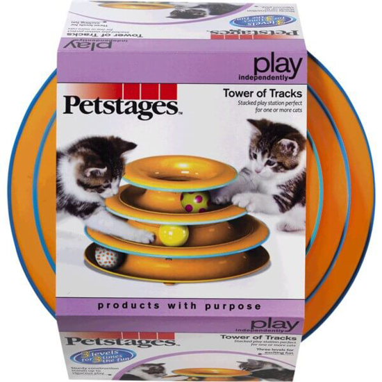 Imagem de Brinquedo para Gato Tower of Tracks PETSTAGES emb.1 unidade