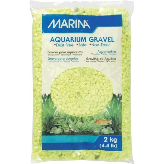 Imagem de Gravilha de Aquário Verde MARINA emb.2kg