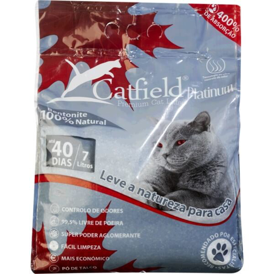 Imagem de Areia para Gato Platinum CATFIELD emb.7L