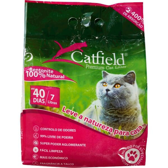 Imagem de Areia para Gato Pro Talco CATFIELD emb.15L