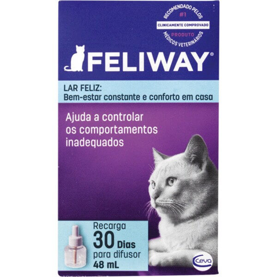 Imagem de Suplemento Calmante para Gatos Recarga para difusor FELIWAY emb.48ml