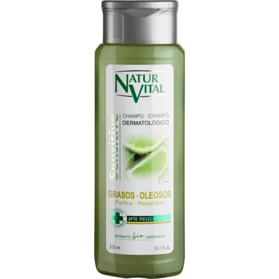 Imagem de Champô para Cabelo Oleoso Hipoalergénico NATUR VITAL emb.300ml