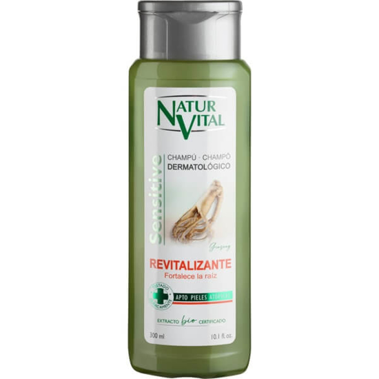 Imagem de Champô Revitalizante Fortalecedor da Raiz de Ginseng Hipoalergénico NATUR VITAL emb.300ml