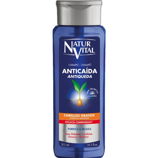 Imagem de Champô Anti-Queda para Cabelo Oleoso NATUR VITAL emb.300ml