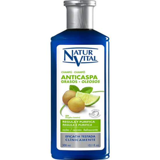 Imagem de Champô Anti-Caspa para Cabelos Oleosos NATUR VITAL emb.300ml