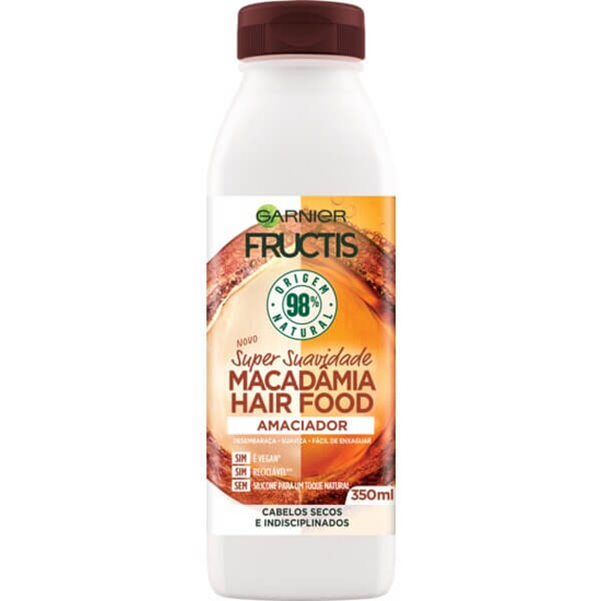 Imagem de Condicionador Super Suavidade de Macadâmia para Cabelos Secos FRUCTIS emb.350ml