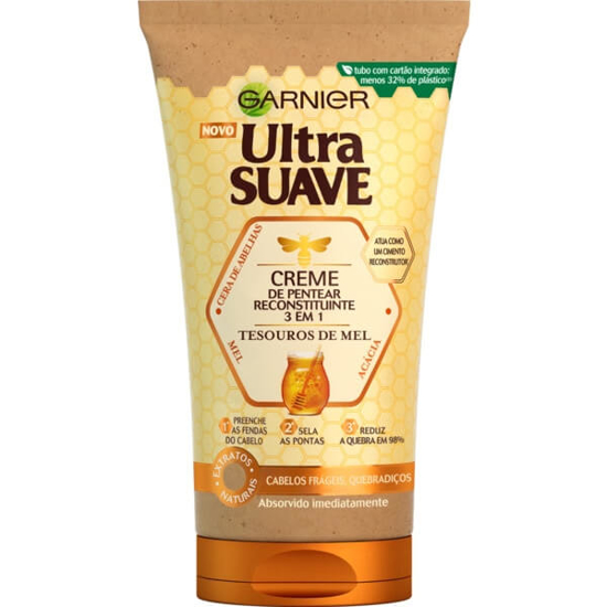 Imagem de Creme de Pentear Ultra Suave Tesouros de Mel ULTRA SUAVE GARNIER emb.150ml