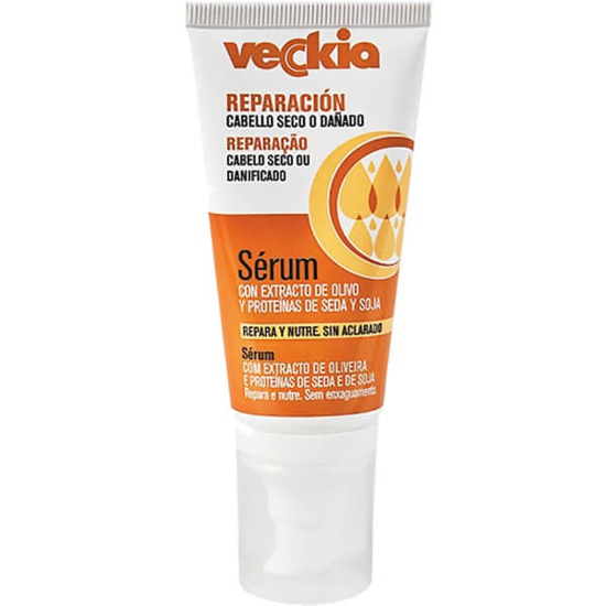 Imagem de Sérum de Reparação para Cabelo Seco ou Danificado VECKIA emb.50ml