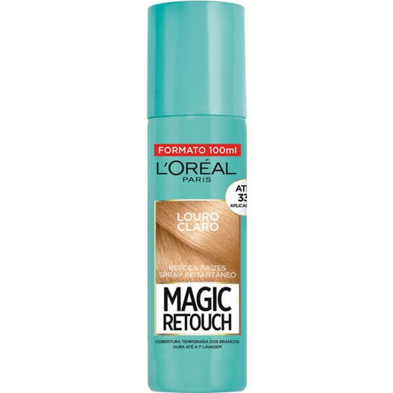 Imagem de Coloração Retoca Raízes Magic Retouch Spray Louro Claro 5 MAGIC RETOUCH L'ORÉAL PARIS emb.100ml