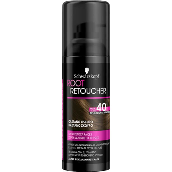 Imagem de Spray Retoca Raízes Castanho Escuro SCHWARZKOPF ROOT RETOUCHER emb.120ml