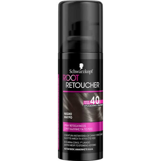 Imagem de Coloração Retoca Raízes Root Retoucher Spray Preto SCHWARZKOPF emb.1un