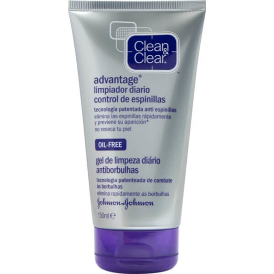 Imagem de Gel de Limpeza Anti-Borbulhas CLEAN & CLEAR ADVANTAGE emb.150ml