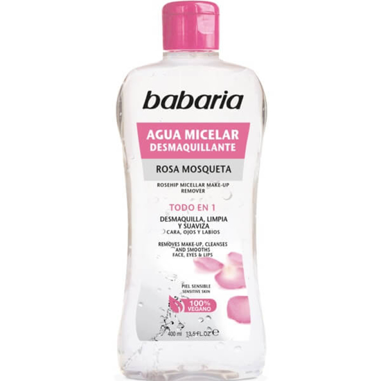 Imagem de Água Micelar BABARIA ROSA MOSQUETA emb.400ml