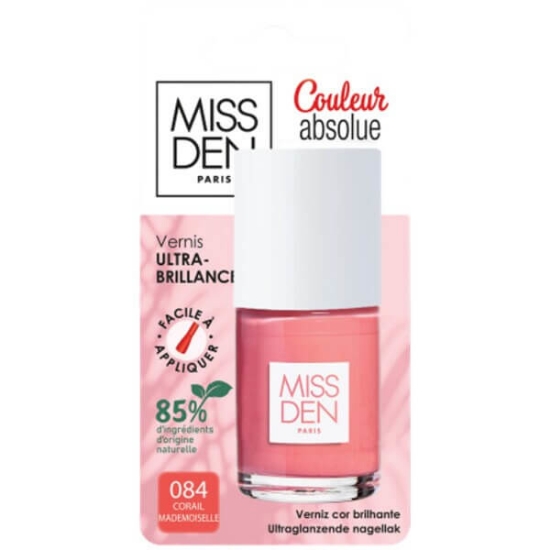 Imagem de Verniz Coral Madmoiselle Nº 84 MISS DEN PARIS emb.10ml