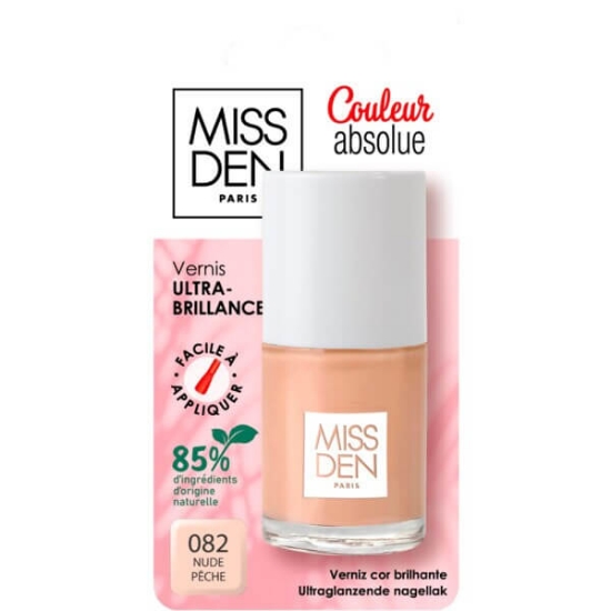 Imagem de Verniz Nude Pêssego Nº 82 MISS DEN PARIS emb.10ml