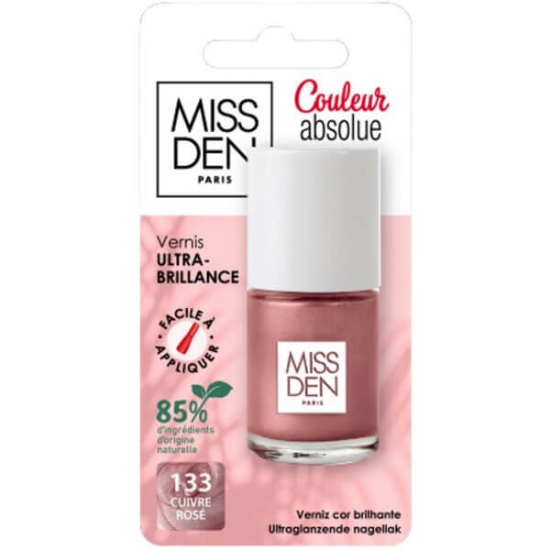 Imagem de Verniz Cuivre Rosé Nº 133 MISS DEN PARIS emb.10ml