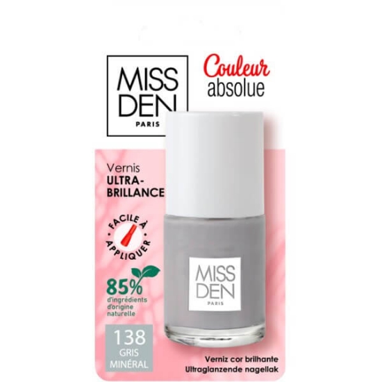 Imagem de Verniz Cinzento Mineral Nº 138 MISS DEN PARIS emb.10ml