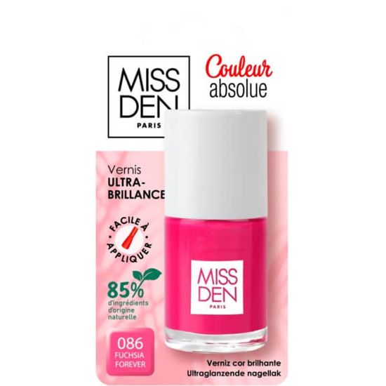 Imagem de Verniz Fuchsia Forever Nº 86 MISS DEN PARIS emb.10ml