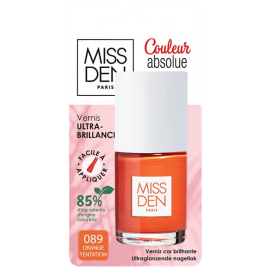 Imagem de Verniz Orange Tentation Nº 89 MISS DEN PARIS emb.10ml