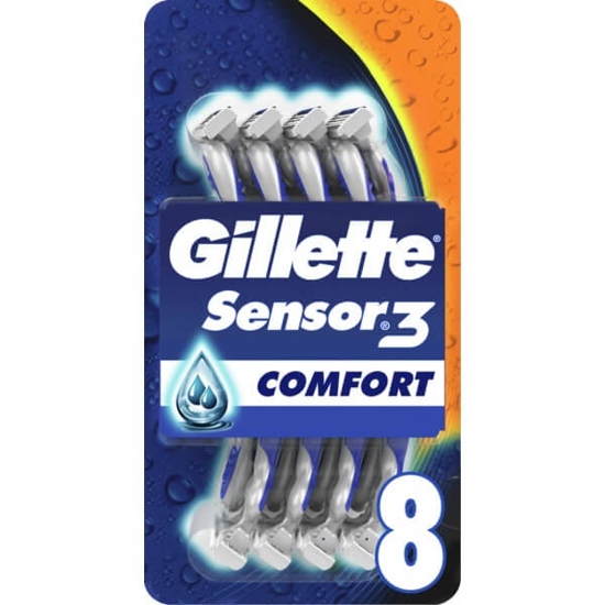 Imagem de Lâminas Descartáveis GILLETTE SENSOR 3 emb.8 unidades