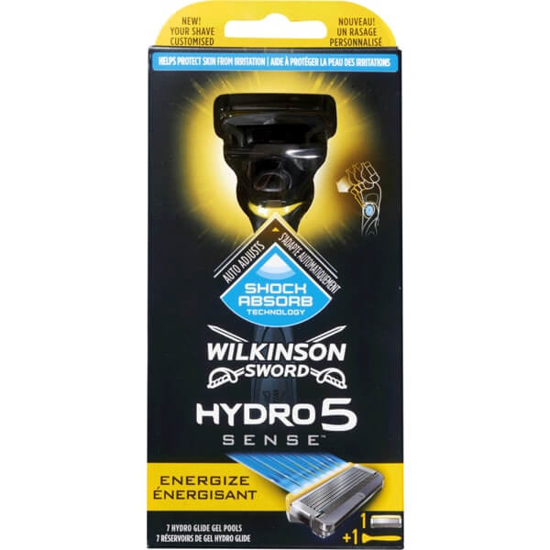 Imagem de Máquina de Barbear Sense Energize WILKINSON SWORD HYDRO 5 emb.1 unidade