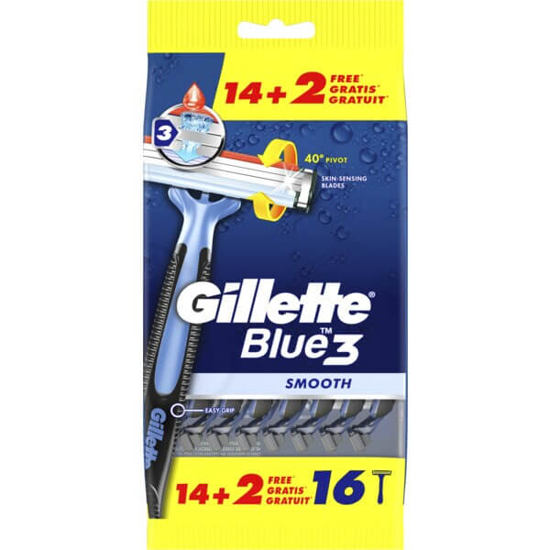 Imagem de Lâminas Descartáveis Blue 3 Smooth GILLETTE emb.16un