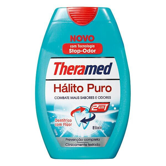 Imagem de Dentífrico com Elixir Hálito Puro THERAMED 2 EM 1 emb.75ml