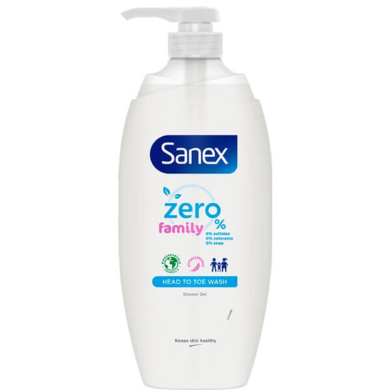 Imagem de Gel de Banho Zero% Family com Doseador SANEX emb.750ml