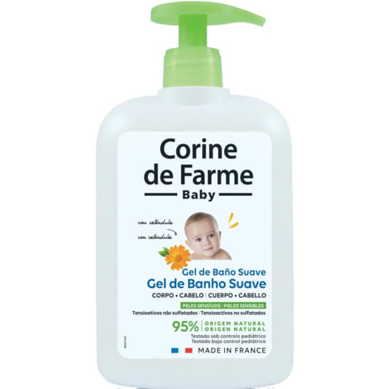 Imagem de Gel de Banho para Cabelos e Corpo com Óleo de Amêndoas Doces CORINE DE FARME emb.500ml