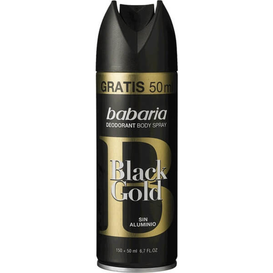 Imagem de Desodorizante Black Gold Spray BABARIA FOR MEN emb.200ml