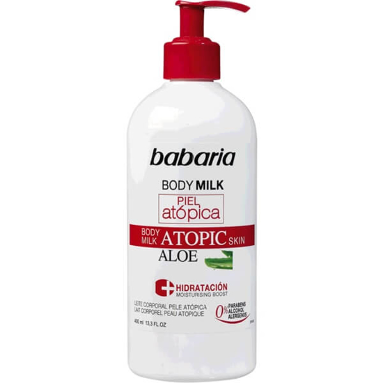 Imagem de Creme para o Corpo com Aloe Vera para Peles Atópicas BABARIA emb.400ml