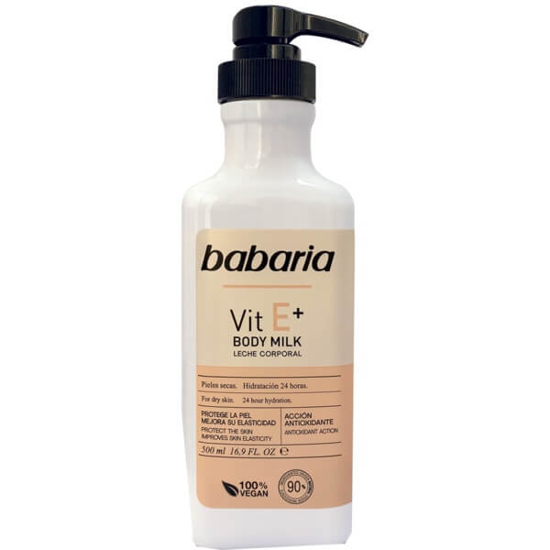 Imagem de Leite para o Corpo Vitamina E+ BABARIA emb.500ml