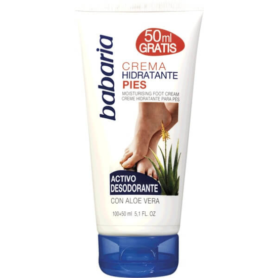 Imagem de Creme Hidratante para os Pés com Aloe Vera BABARIA emb.150ml