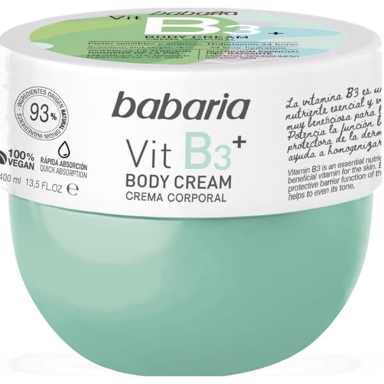 Imagem de Creme para o Corpo Vitamina B3+ BABARIA emb.400ml