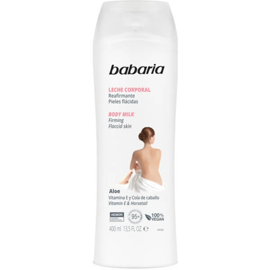 Imagem de Leite para o Corpo Reafirmante de Aloe BABARIA emb.400ml