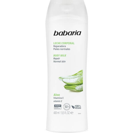 Imagem de Leite para o Corpo Reparador de Aloe BABARIA emb.400ml