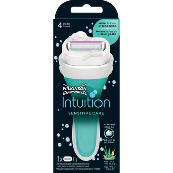 Imagem de Máquina Depilatória Sensitive Care WILKINSON SWORD INTUITION NATURALS emb.1 unidade