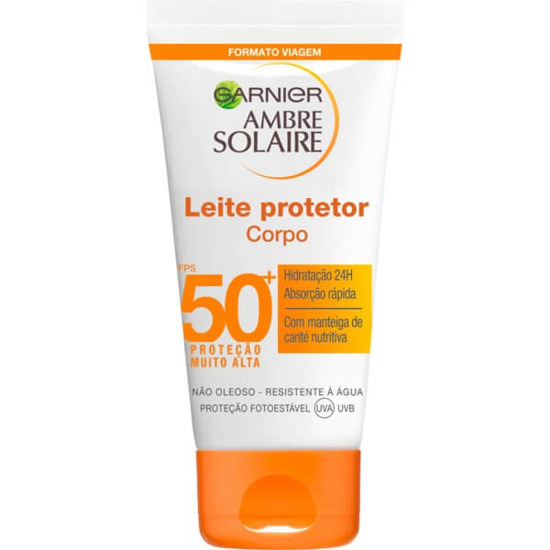 Imagem de Leite Protector Solar para Corpo FP 50+ com Manteiga de Karité AMBRE SOLAIRE emb.50ml