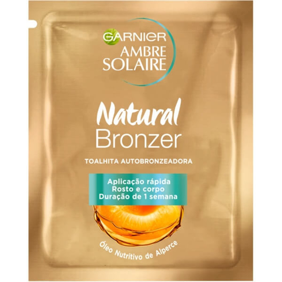 Imagem de Toalhitas de Corpo Autobronzeadoras Ambre Solaire GARNIER AMBRE SOLAIRE emb.1un