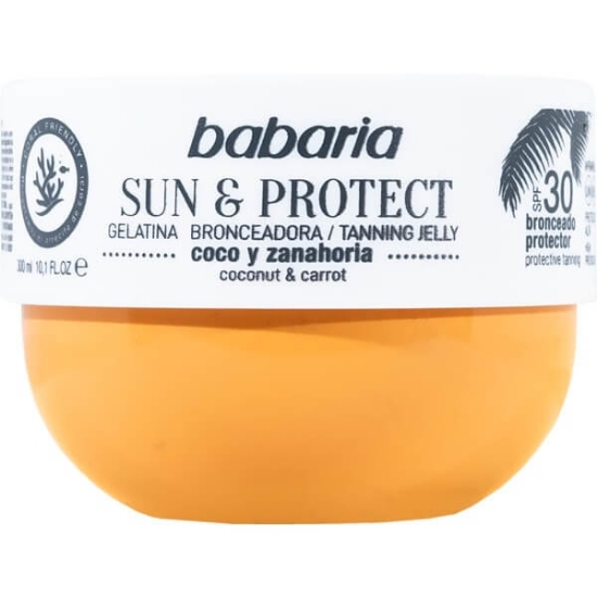 Imagem de Protector Solar Bronzeador em Gelatina FP 30 Coco BABARIA SUN & PROTECT emb.300ml