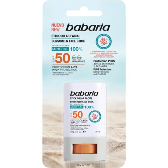 Imagem de Protector Solar Facial FP 50 Stick BABARIA emb.20ml