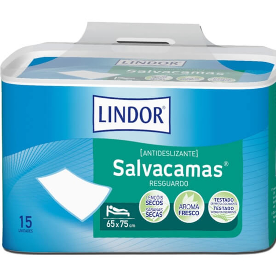 Imagem de Resguardo Salvacamas Adultos 65x75 cm LINDOR emb.15 unidades