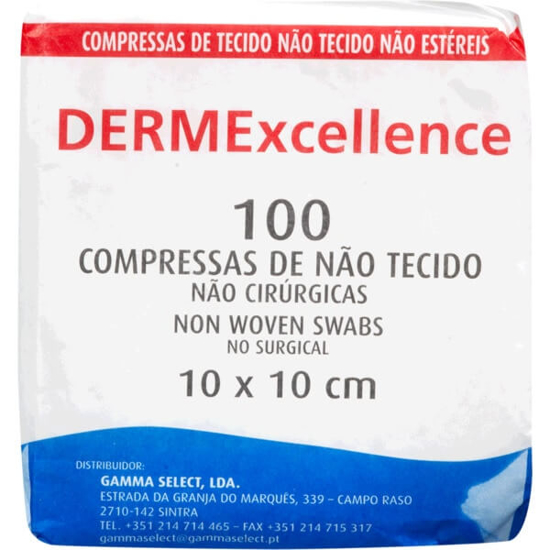 Imagem de Compressas de Não Tecido DERMEXCLLENCE emb.100 unidades