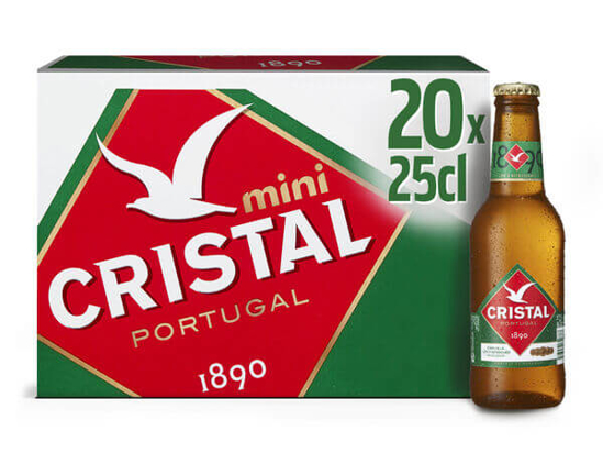 Imagem de Cerveja CRISTAL Caixa 20X25cl