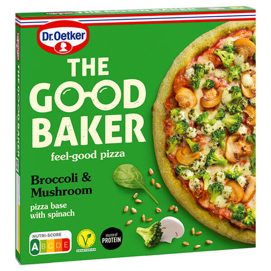 Imagem de Pizza THE GOOD BAKER Broccoli & Mushroom THE GOOD BAKER emb.365g