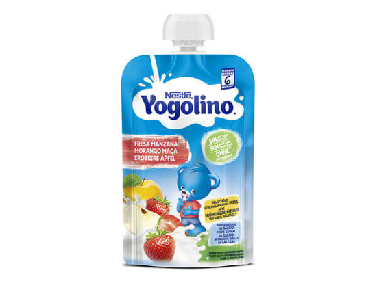 Imagem de Alimento Lácteo de Morango e Maçã +8M YOGOLINO emb.100g