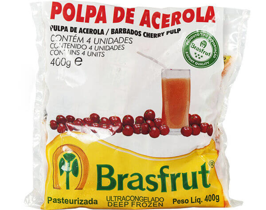 Imagem de Polpa BRASFRUT de Fruta Açerola 4x100g