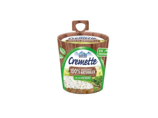 Imagem de  Queijo Creme de Ervas Finas CREMETTE unidade 150g