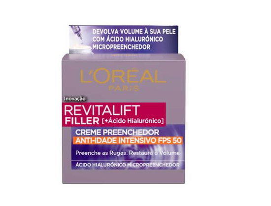 Imagem de Creme de Dia Revitalif Filler FPS50 L'ORÉAL PARIS emb.50ml