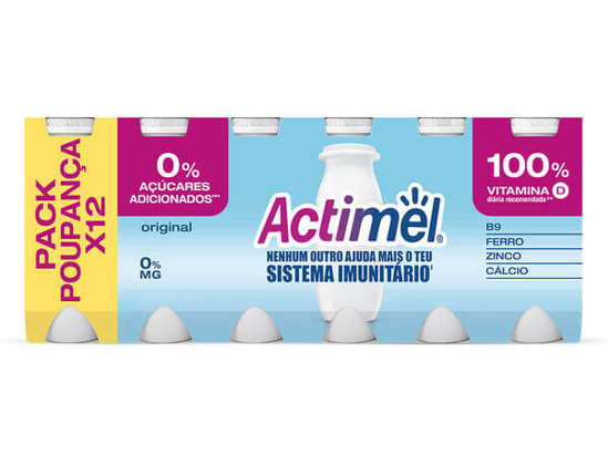 Imagem de Iogurte Líquido Magro Defesas Natural ACTIMEL emb.1200gr (12 un)